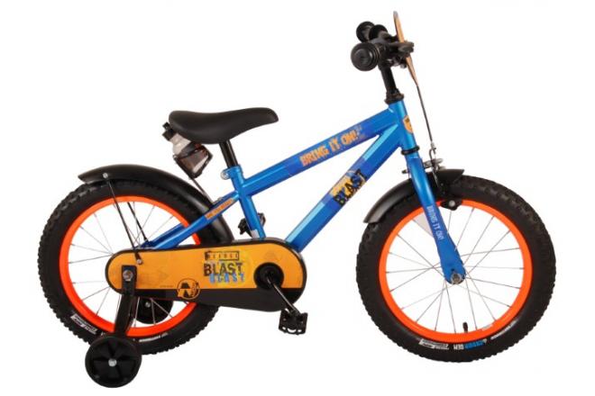 aansporing Dierentuin s nachts de eerste NERF Kinderfiets - Jongens - 16 inch - Satin Blue