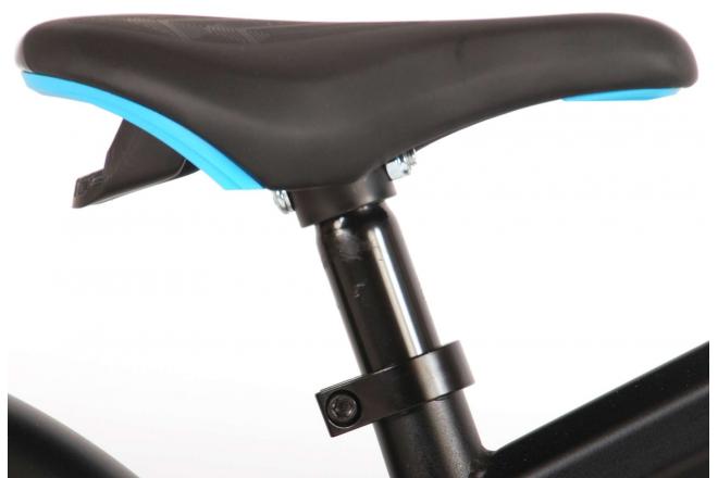Volare Rocky Kinderfiets - 16 inch - Zwart Blauw - 95% afgemonteerd - Prime Collection