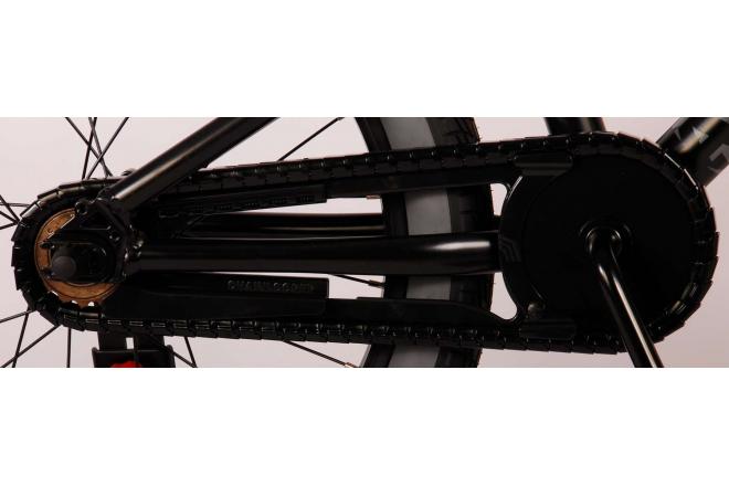 Volare Cool Rider Kinderfiets - Jongens - 18 inch - Zwart - twee handremmen - 95% afgemonteerd - Prime Collection