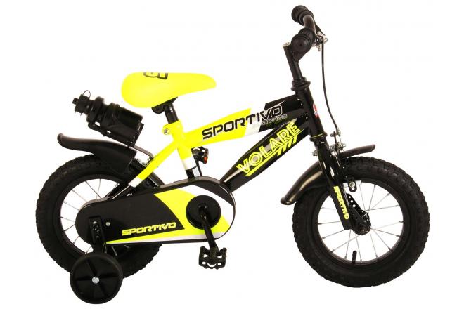 volare fiets 12 sportivo geel/zwart 2034