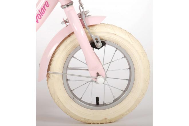 Volare Ashley Kinderfiets - Meisjes - 12 inch - Roze - 95% afgemonteerd