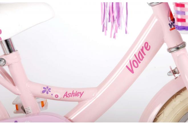 Volare Ashley Kinderfiets - Meisjes - 12 inch - Roze - 95% afgemonteerd