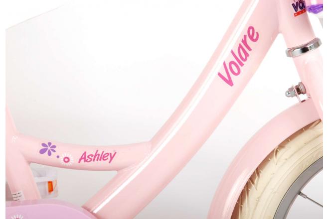 Volare Ashley Kinderfiets - Meisjes - 14 inch - Roze - 95% afgemonteerd