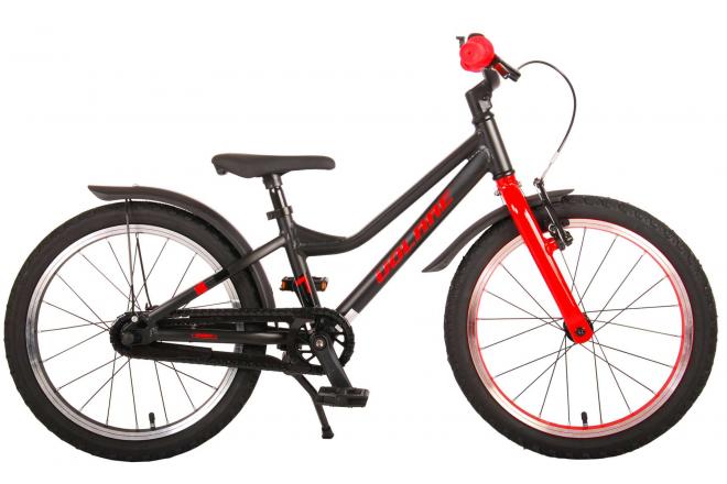 Volare Blaster Kinderfiets - Jongens - 18 inch  - Zwart Rood - Prime Collection