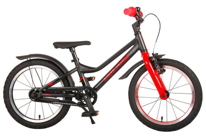 Volare Blaster Kinderfiets - Jongens - 16 inch  - Zwart Rood - Prime Collection