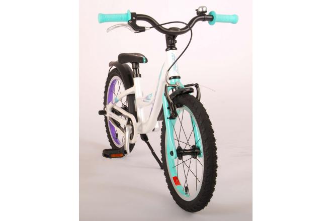 Volare Glamour Kinderfiets - Meisjes - 16 inch - Parelmoer Mint Groen - Prime Collection