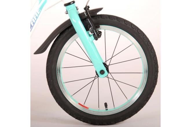 Volare Glamour Kinderfiets - Meisjes - 16 inch - Parelmoer Mint Groen - Prime Collection