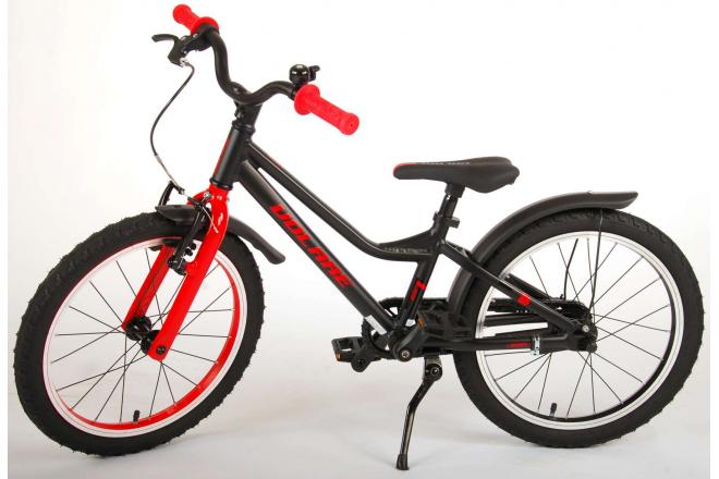 Volare Blaster Kinderfiets - Jongens - 18 inch  - Zwart Rood - Prime Collection