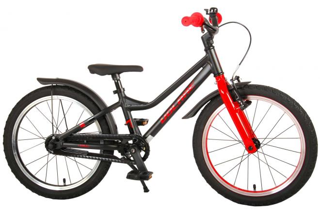 Volare Blaster Kinderfiets - Jongens - 18 inch  - Zwart Rood - Prime Collection