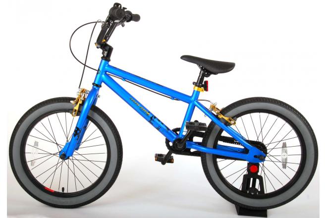 Volare Cool Rider Kinderfiets - Jongens - 18 inch - Blauw - twee handremmen - 95% afgemonteerd - Prime Collection