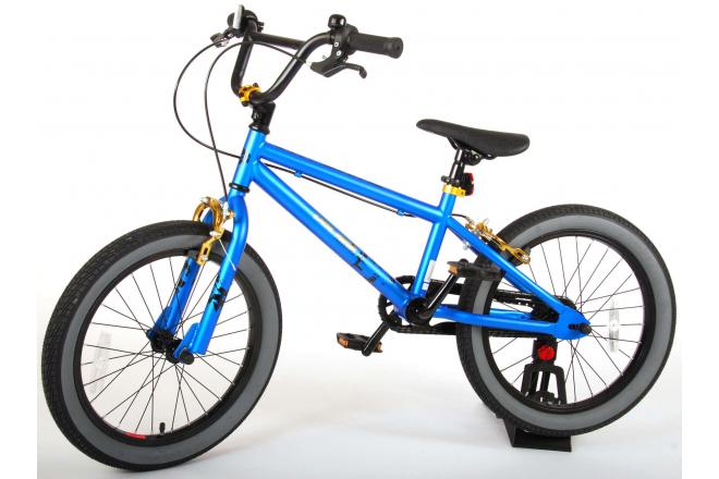 Volare Cool Rider Kinderfiets - Jongens - 18 inch - Blauw - twee handremmen - 95% afgemonteerd - Prime Collection