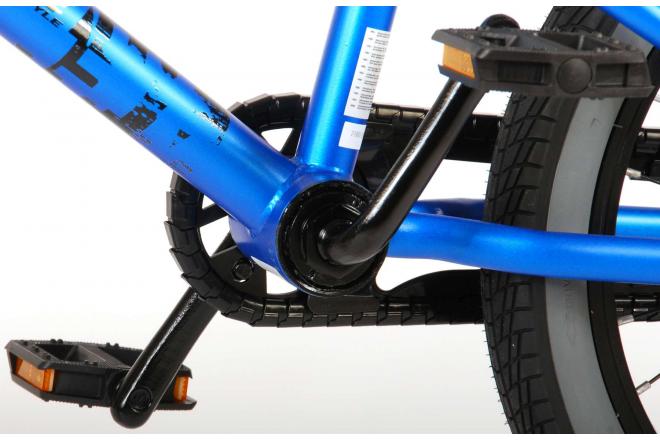 Volare Cool Rider Kinderfiets - Jongens - 18 inch - Blauw - twee handremmen - 95% afgemonteerd - Prime Collection