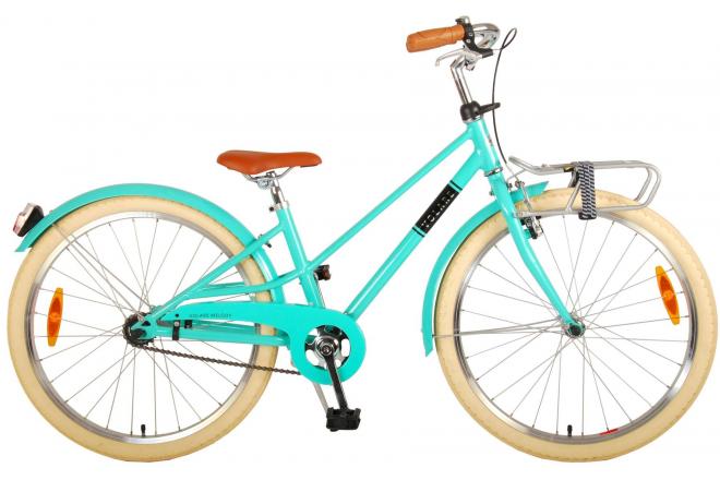 volare melody kinderfiets - meisjes - 24 inch - turquoise - prime collection