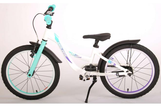 Volare Glamour Kinderfiets - Meisjes - 18 inch - Parelmoer Mint Groen - Prime Collection