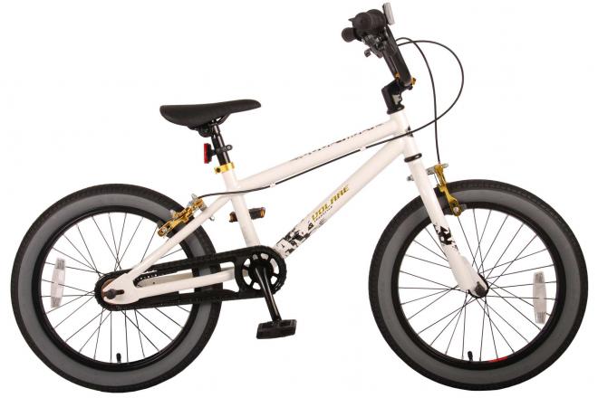 Volare Cool Rider Kinderfiets - Jongens - 18 inch - Wit - twee handremmen - 95% afgemonteerd - Prime Collection