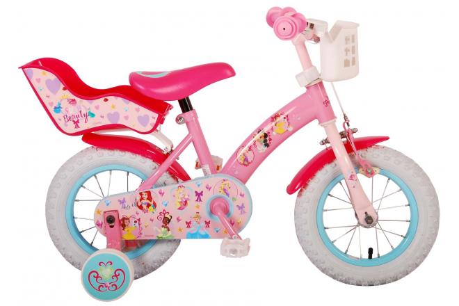 Disney Princess Kinderfiets - meisjes - 12 inch - Roze - Poppenzitje