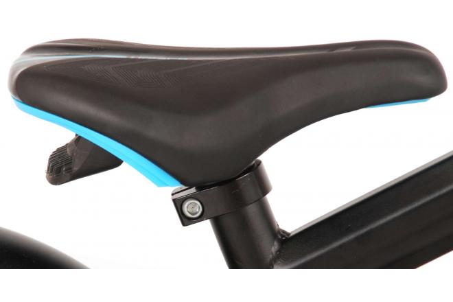 Volare Rocky Kinderfiets - Jongens - 12 inch - Zwart/Blauw - 95% afgemonteerd - Prime Collection