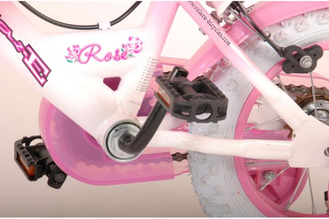 Volare Rose Kinderfiets - Meisjes - 12 inch - Roze - 2 handremmen