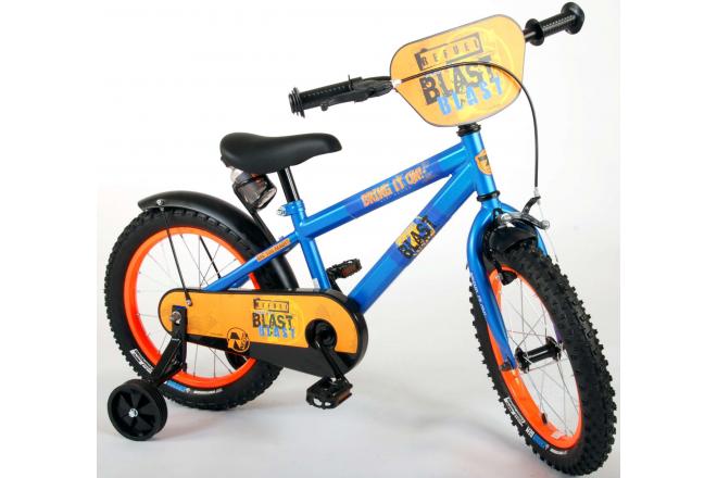 NERF Kinderfiets - Jongens - 16 inch - Satin Blue