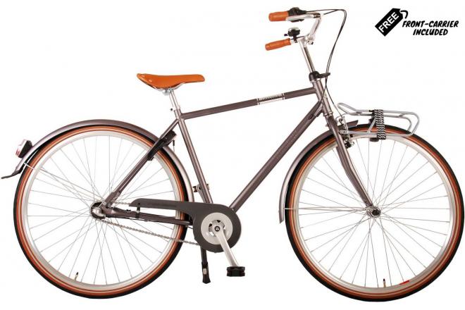 Volare Lifestyle Jongensfiets - 51 cm - lage zadelstand - Grijs - 3 versnellingen Volare Lifestyle Jongensfiets - 51 cm - lage zadelstand - Grijs - 3 versnellingen