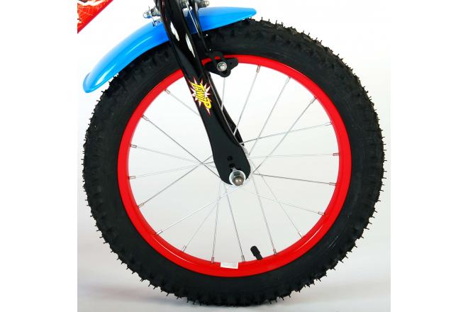 Spider-Man Kinderfiets - Jongens - 16 inch - Blauw Rood