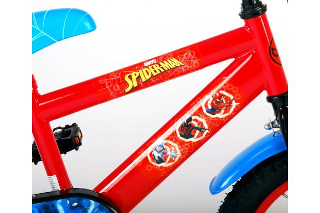 Spider-Man Kinderfiets - Jongens - 16 inch - Blauw Rood