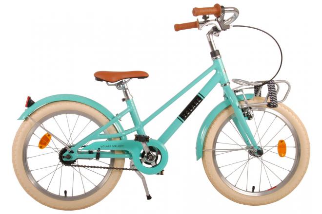 volare melody kinderfiets - meisjes - 18 inch - turquoise - prime collection