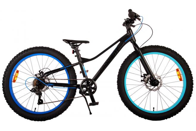 volare gradient kinderfiets - jongens - 24 inch - zwart blauw aqua - 7 speed - prime collection volare gradient kinderfiets - jongens - 24 inch - zwart blauw aqua - 7 speed - prime collection