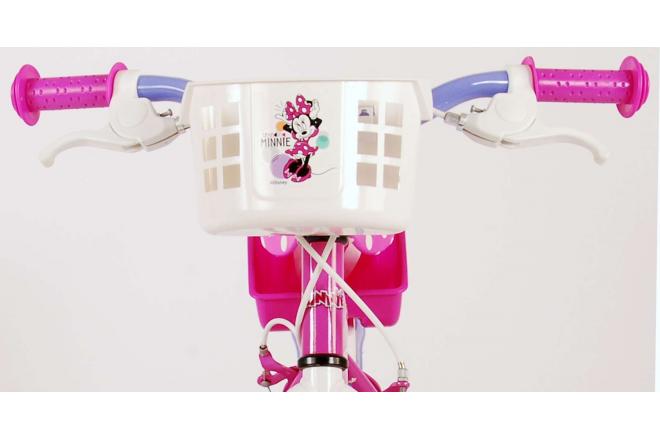 Disney Minnie Cutest Ever! - Kinderfiets - Meisjes - 12 inch - Roze - Twee Handremmen