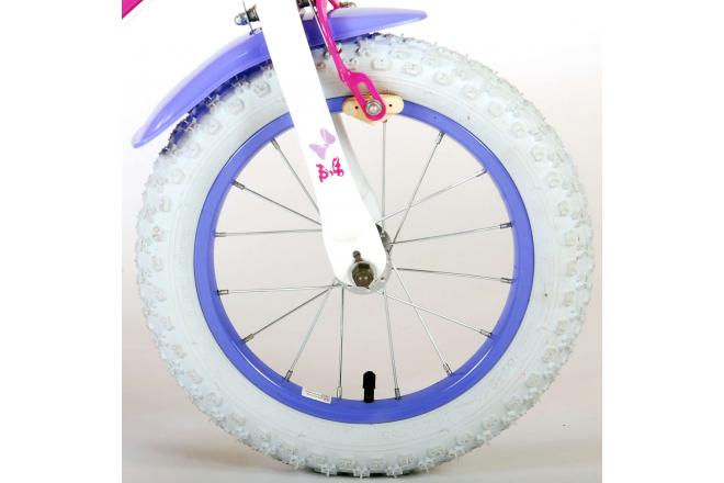 Disney Minnie Cutest Ever! - Kinderfiets - Meisjes - 12 inch - Roze - Twee Handremmen