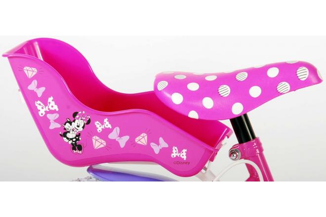 Disney Minnie Cutest Ever! - Kinderfiets - Meisjes - 12 inch - Roze - Twee Handremmen