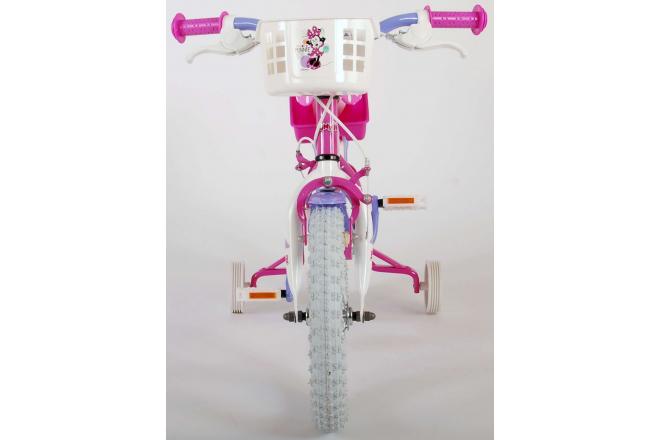 Disney Minnie Cutest Ever! - Kinderfiets - Meisjes - 12 inch - Roze - Twee Handremmen