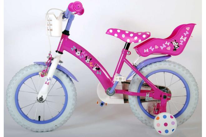 Disney Minnie Cutest Ever! - Kinderfiets - Meisjes - 14 inch - Roze