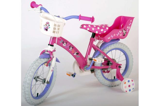 Disney Minnie Cutest Ever! - Kinderfiets - Meisjes - 14 inch - Roze