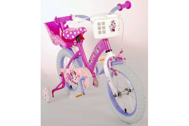 Disney Minnie Cutest Ever! - Kinderfiets - Meisjes - 14 inch - Roze