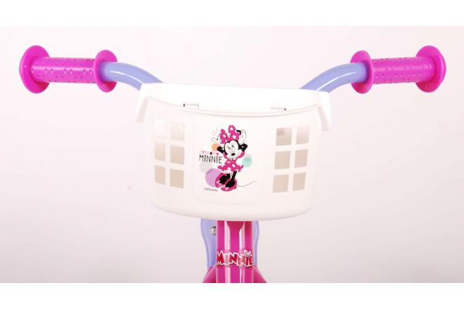 Disney Minnie Cutest Ever! Kinderfiets - Meisjes - 10 inch - Roze/Wit/Paars