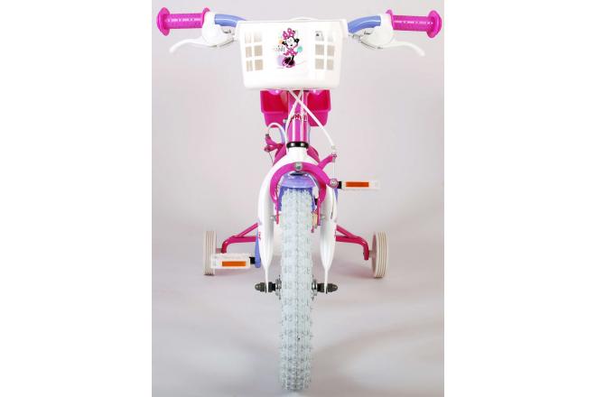 Disney Minnie Cutest Ever! - Kinderfiets - Meisjes - 14 inch - Roze - Twee Handremmen