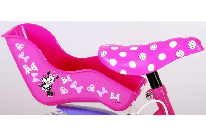 Disney Minnie Cutest Ever! - Kinderfiets - Meisjes - 14 inch - Roze - Twee Handremmen