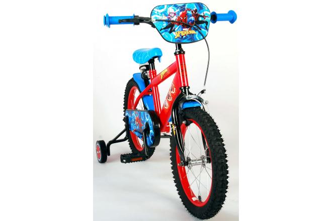 Spider-Man Kinderfiets - Jongens - 16 inch - Blauw Rood