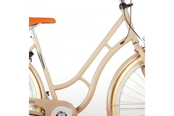 Volare Lifestyle Damesfiets - Vrouwen - 48 centimeter - Zand - Shimano Nexus 3 versnellingen