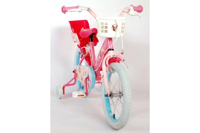 Disney Princess Kinderfiets - Meisjes - 16 inch - Roze - Twee Handremmen