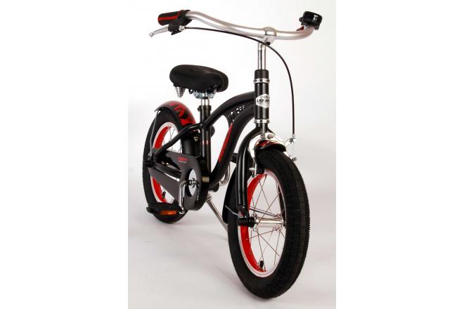 Volare Miracle Cruiser Kinderfiets - Jongens - 14 inch - Mat Zwart - Prime Collection