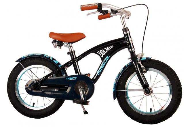 Volare Miracle Cruiser Kinderfiets - Jongens - 14 inch - Mat Blauw - Prime Collection