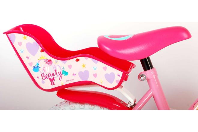 Disney Princess Kinderfiets - Meisjes - 12 inch - Roze - Poppenzitje