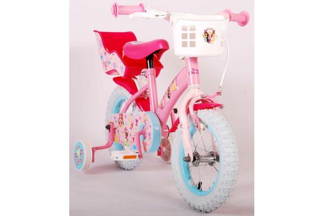 Disney Princess Kinderfiets - Meisjes - 12 inch - Roze - Poppenzitje