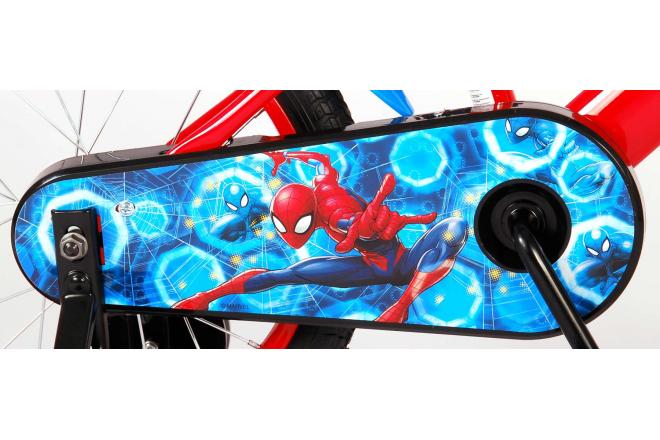 Ultimate Spider-Man Kinderfiets - Jongens - 16 inch - Blauw Rood - Twee Handremmen