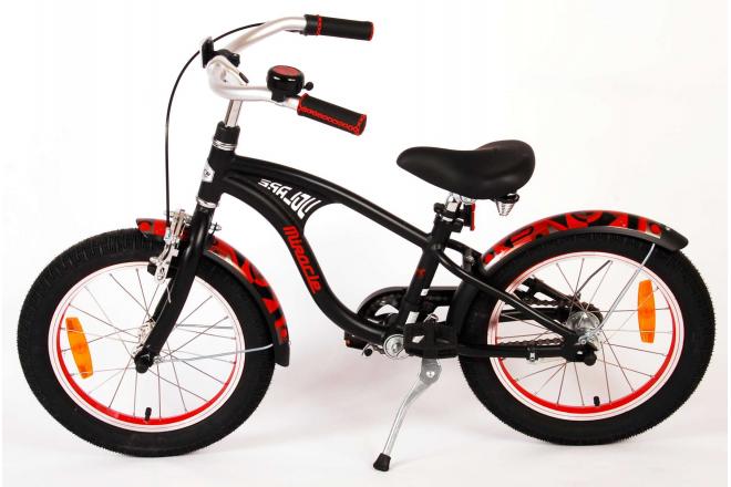 Volare Miracle Cruiser Kinderfiets - Jongens - 16 inch - Mat Zwart - Prime Collection