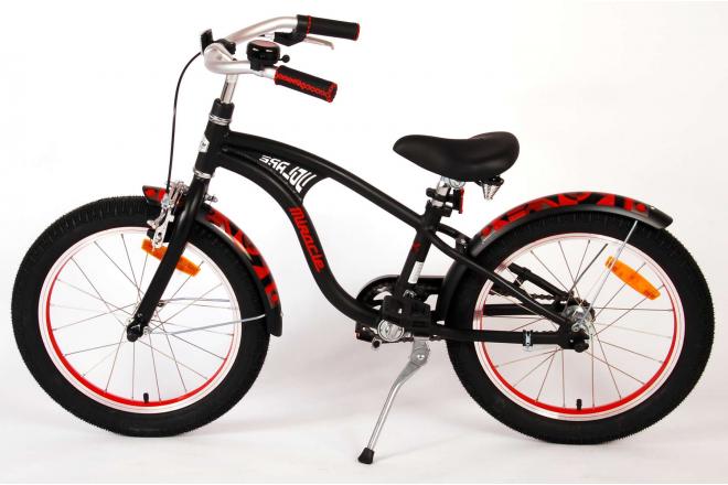 Volare Miracle Cruiser Kinderfiets - Jongens - 18 inch - Mat Zwart - Prime Collection