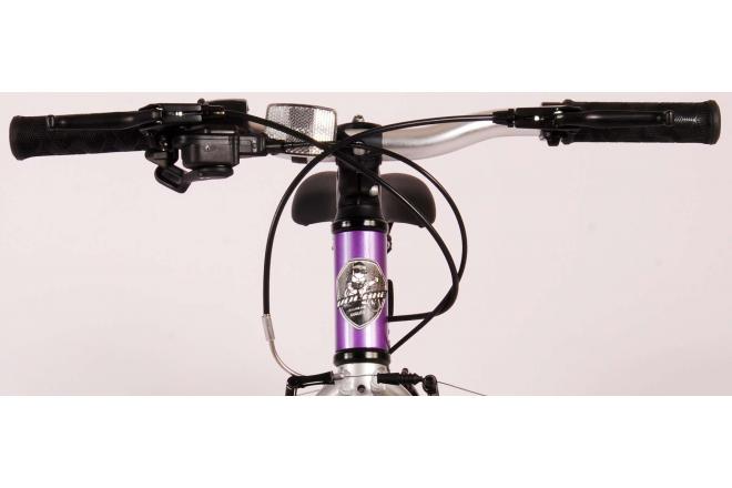 Volare Dynamic Kinderfiets - Meisjes - 20 inch - Paars - 2 Handremmen - 7 Versnellingen - Prime Collection