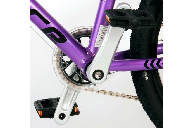 Volare Dynamic Kinderfiets - Meisjes - 20 inch - Paars - 2 Handremmen - 7 Versnellingen - Prime Collection